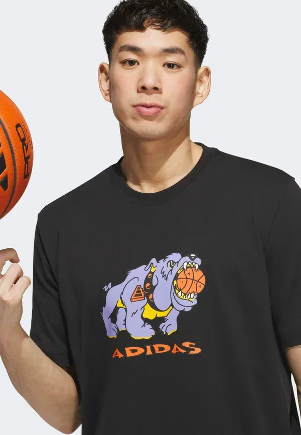 Футболка с принтом "Dawg in em t" Adidas Performance, черный — фото 3