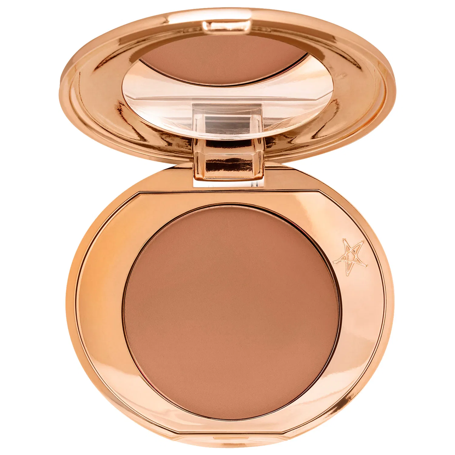 Мини-пудра фиксирующая с эффектом размытия, Mini Airbrush Flawless Finish Charlotte Tilbury, 4 Deep
