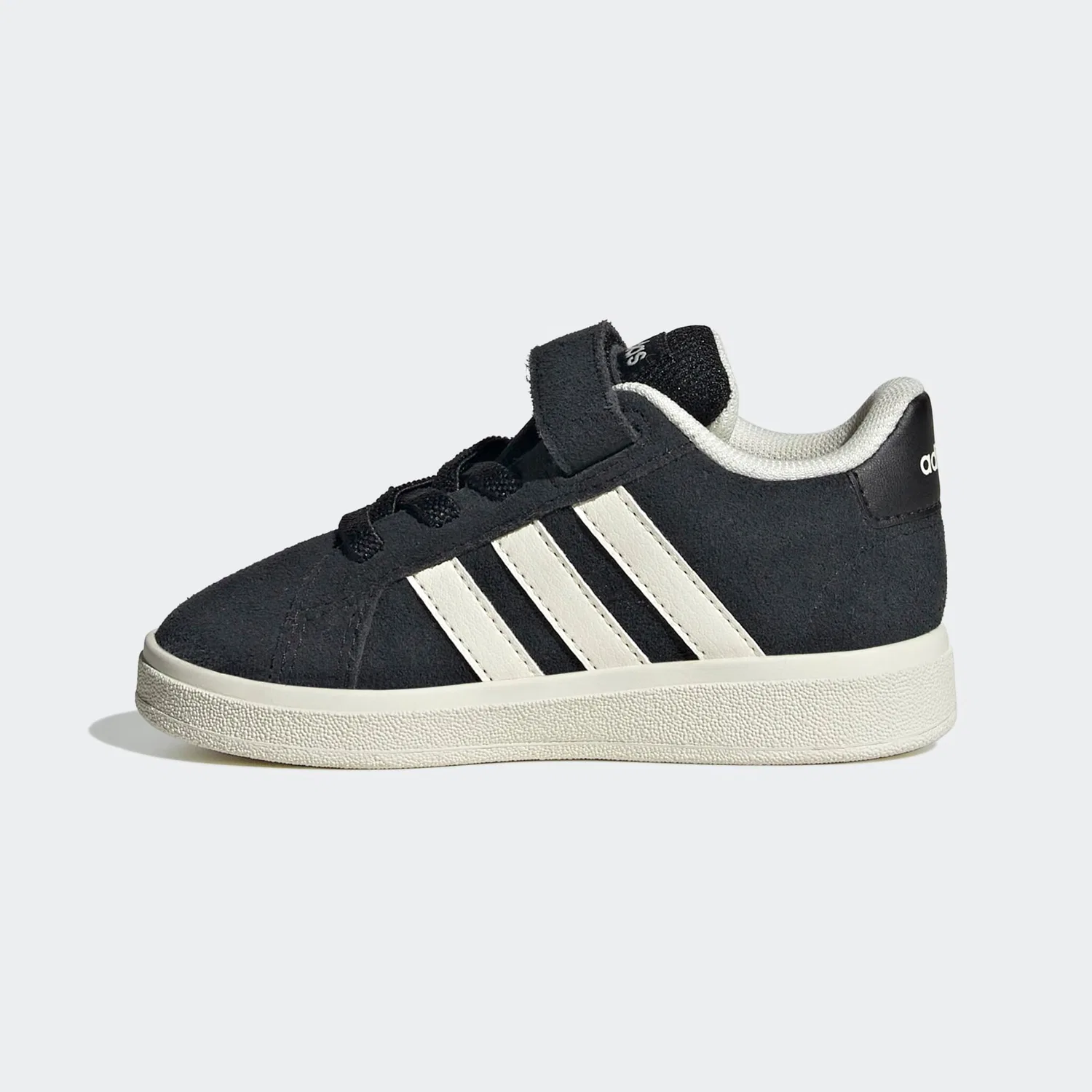 Детские кроссовки в стиле Campus 00 Adidas Sportswear, Core Black/Off White/Ftwr White — фото 3
