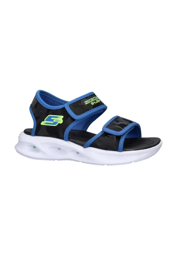 Сандалии с принтом Sola Glow Kids Skechers, черный — фото 2