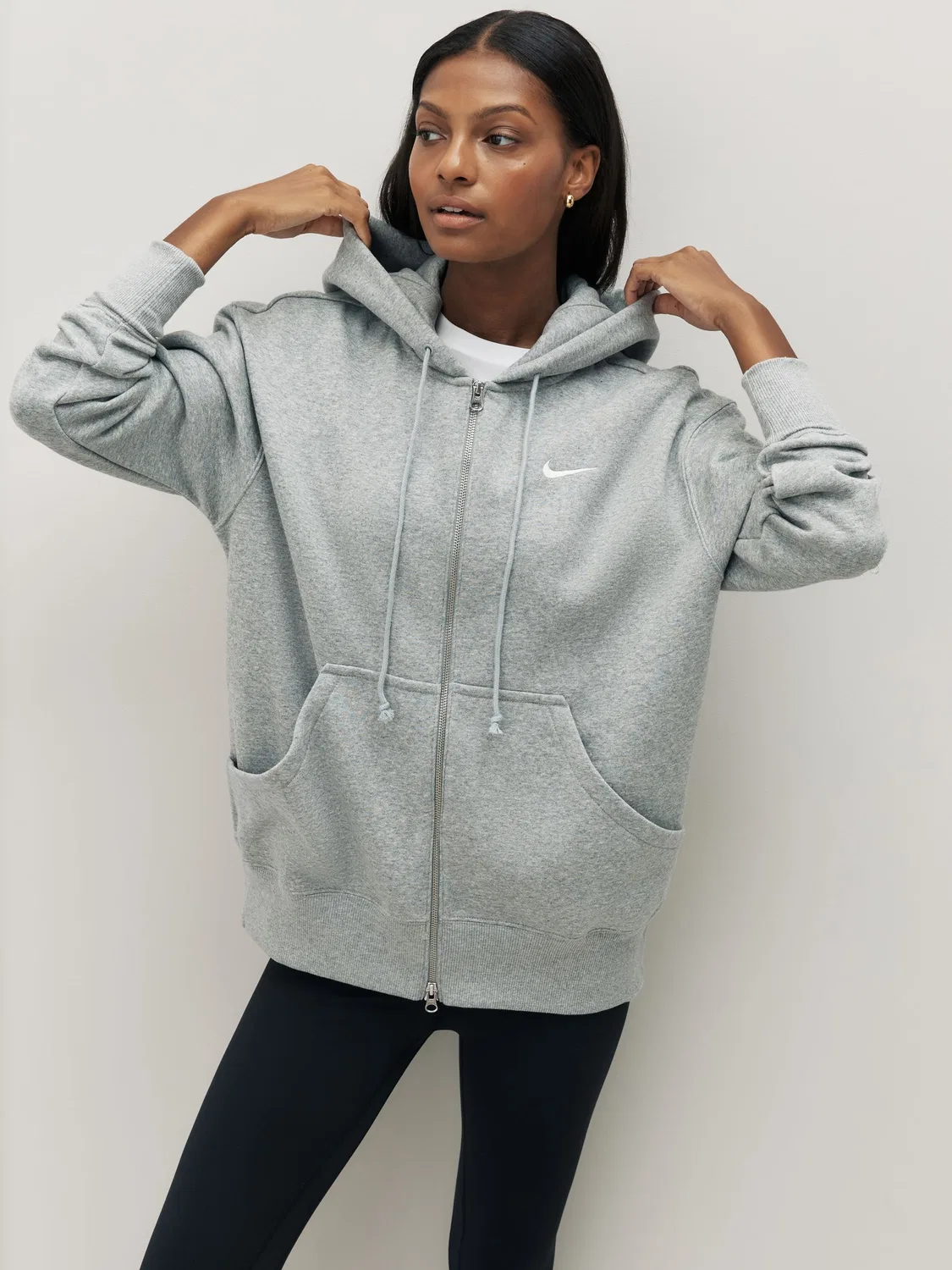Худи Nike Phoenix Oversized, темно-серый