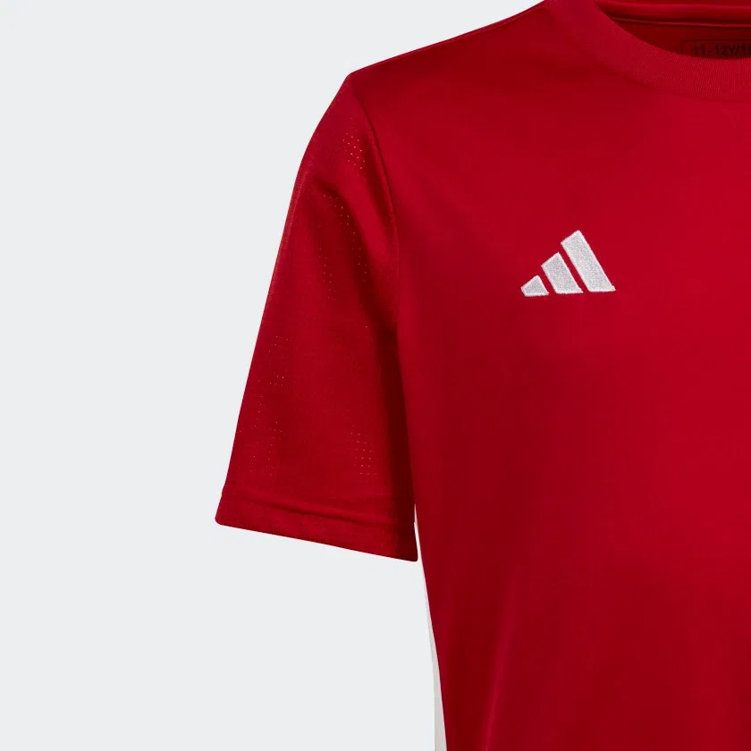 Детская футболка для мальчиков с коротким рукавом Tabela 23 adidas Team Power Red 2 / White — фото 2