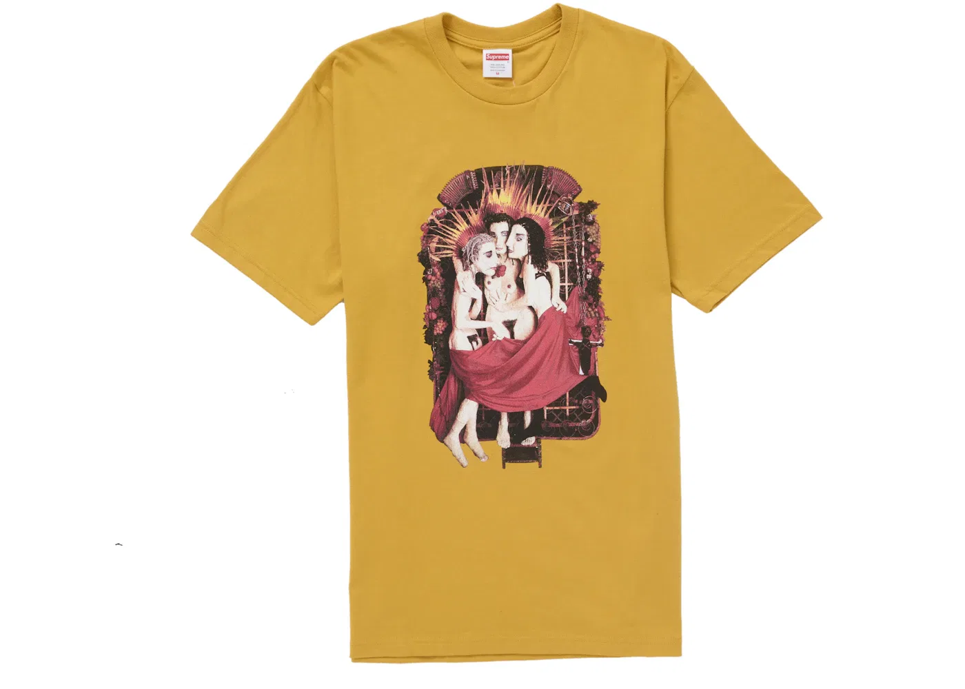 Мужская футболка с принтом Ritual Tee Supreme, Mustard