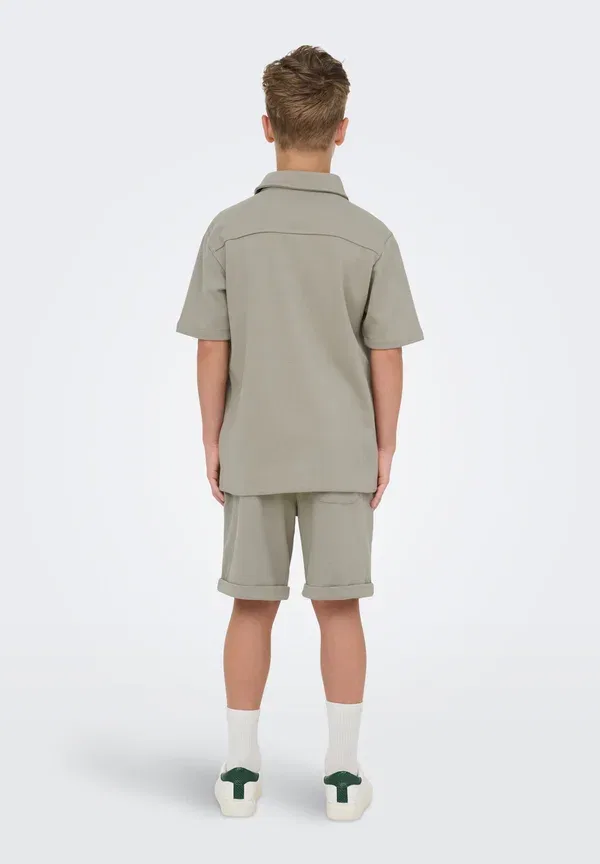 Рубашка джинсовая Osjnew Only & Sons Junior, Vintage Khaki, хаки — фото 3