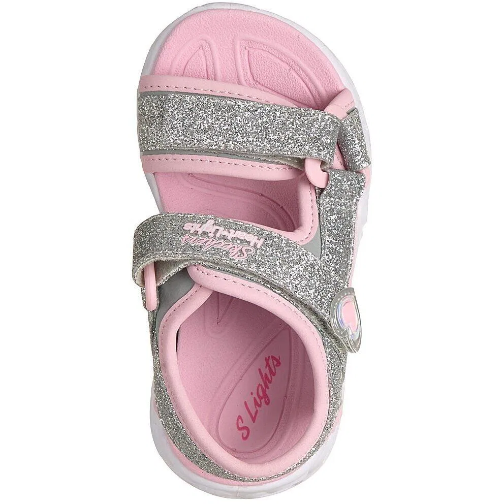 Детские сандалии Skechers S Lights-heart Lights Sandal, Grau — фото 2