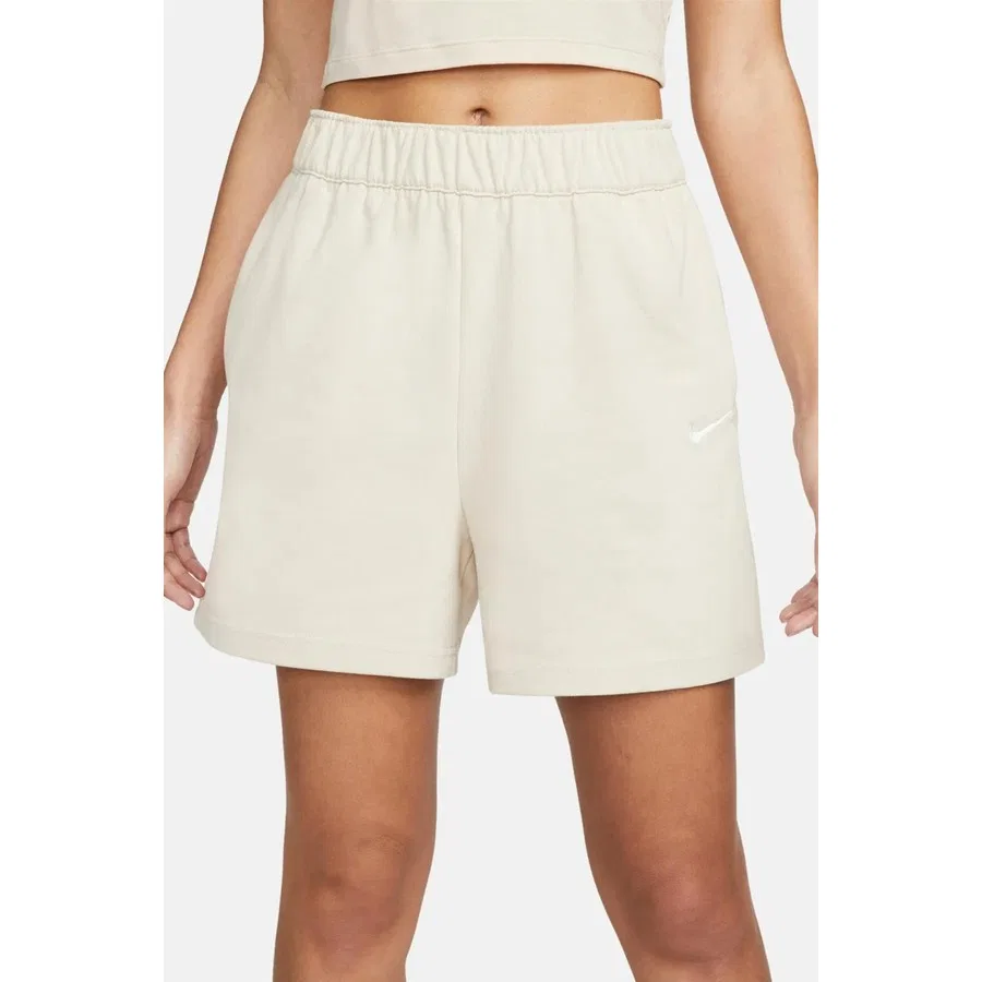 Шорты спортивные свободного кроя из джерси Nike Sportswear Essential Loose Fit, Бежевый
