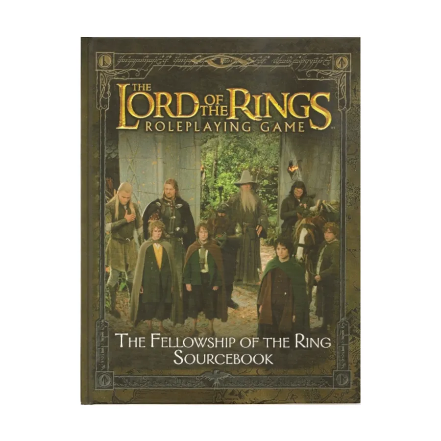 

Fellowship of the Ring Sourcebook, Lord of the Rings RPG (Decipher), твердый переплет