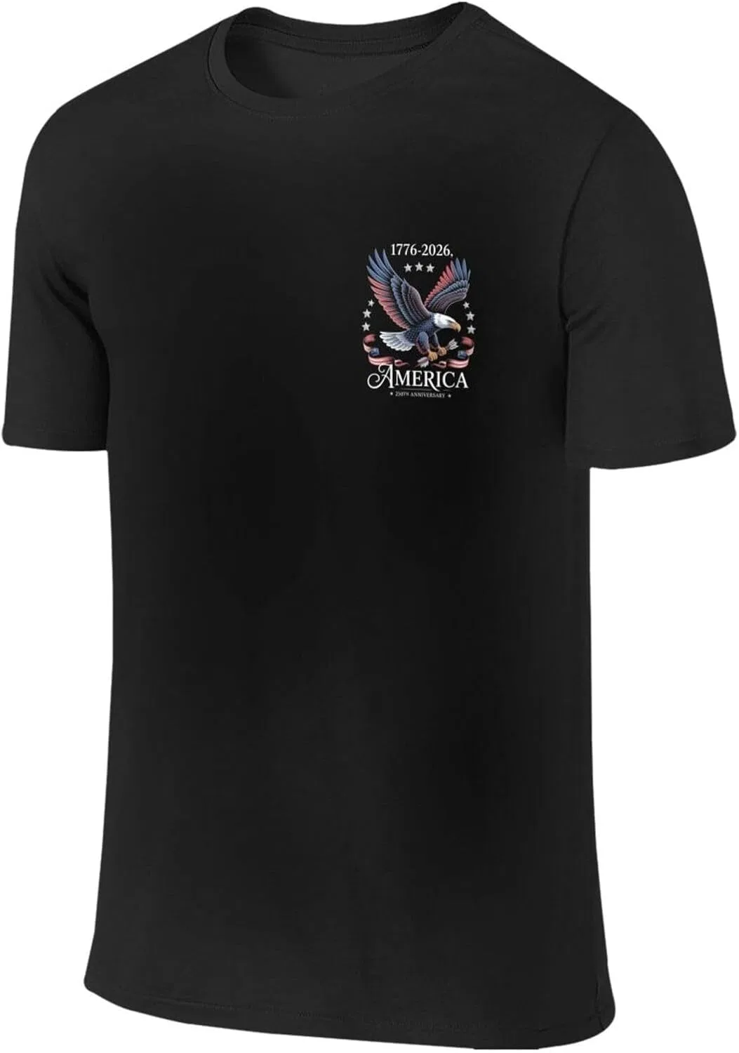 Мужская футболка с принтом 250th Anniversary Top, Black — фото 2
