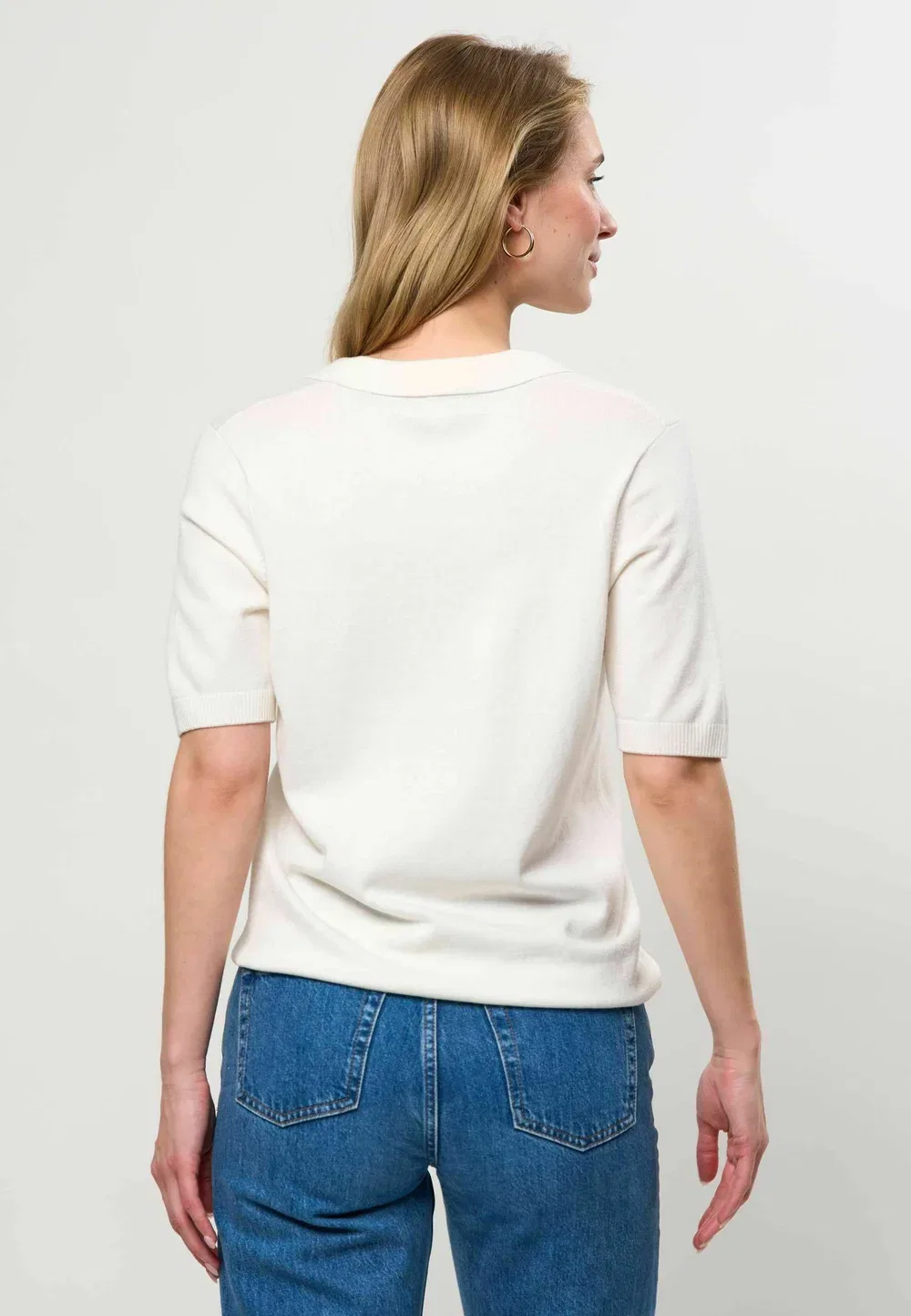 Футболка-Поло Uwlilwan с коротким рукавом - базовая футболка U.S. Polo Assn., Cloud Dancer — фото 3