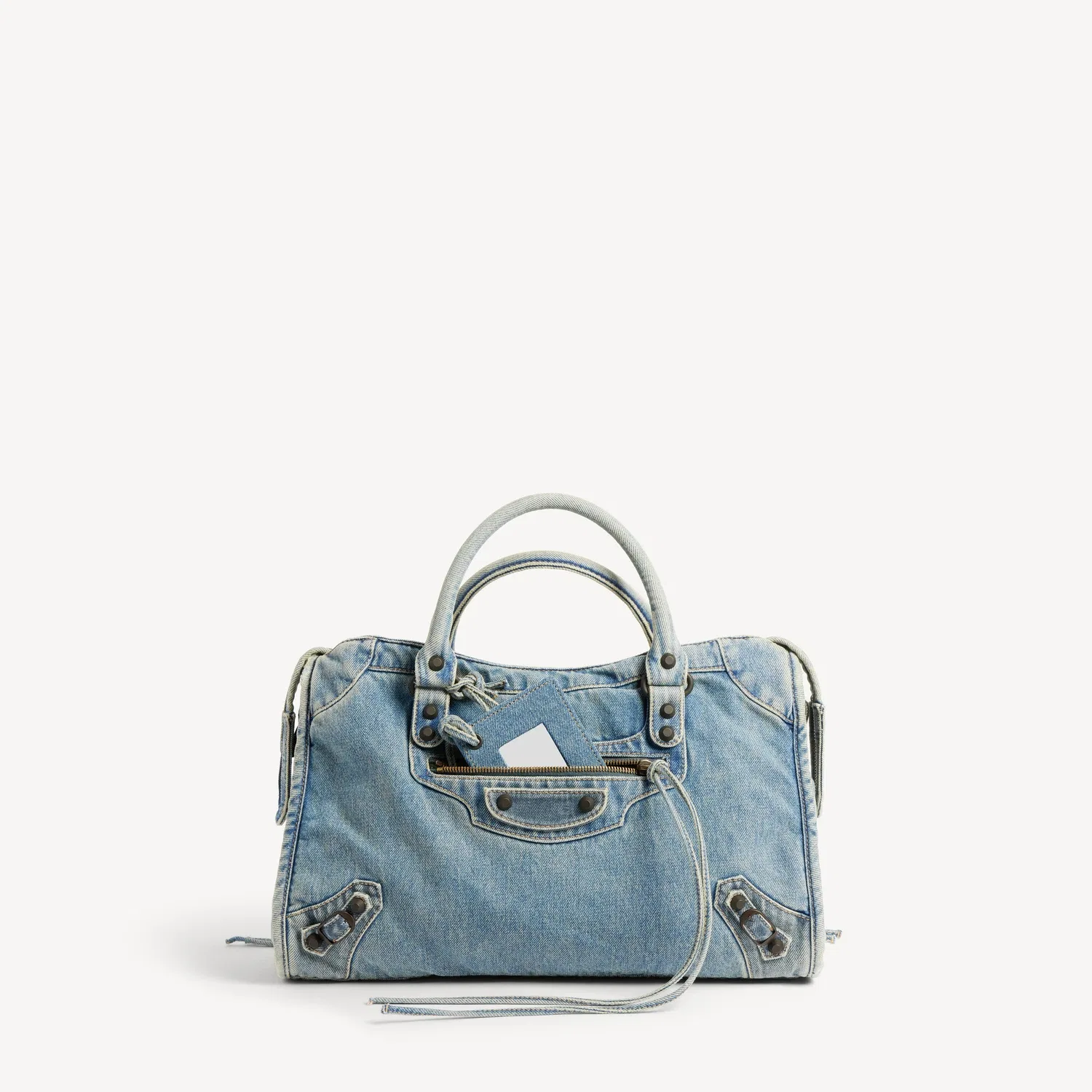 Женская сумка Le City Bag Medium синего цвета BALENCIAGA, синий