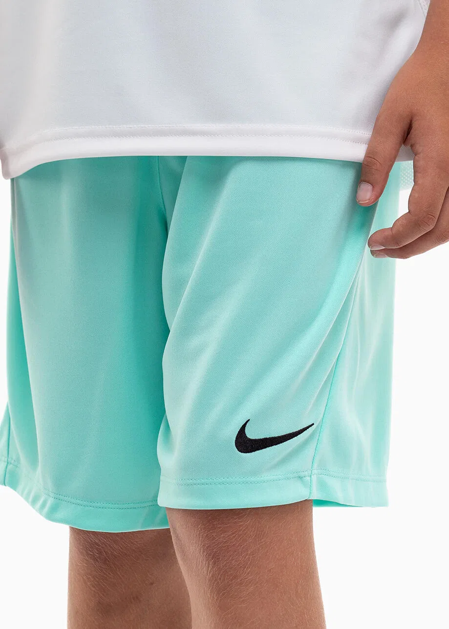 Детские шорты с принтом Dry Park III Nike, Grun Limettengrun Schwarz
