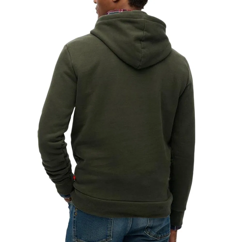 Мужской свитшот с капюшоном Work Superdry, Olive — фото 3