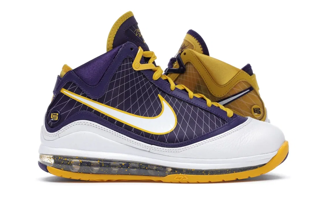 Детские кроссовки Nike LeBron 7, Court Purple/White-Amarillo
