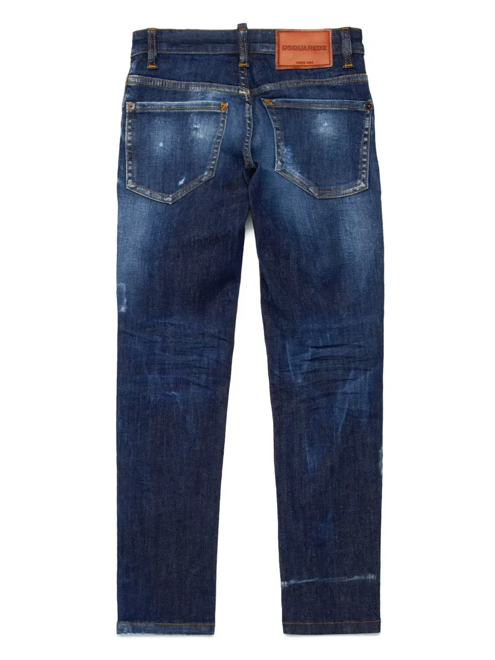 Джинсы с эластичным поясом Dsquared2 Kids, синий — фото 2