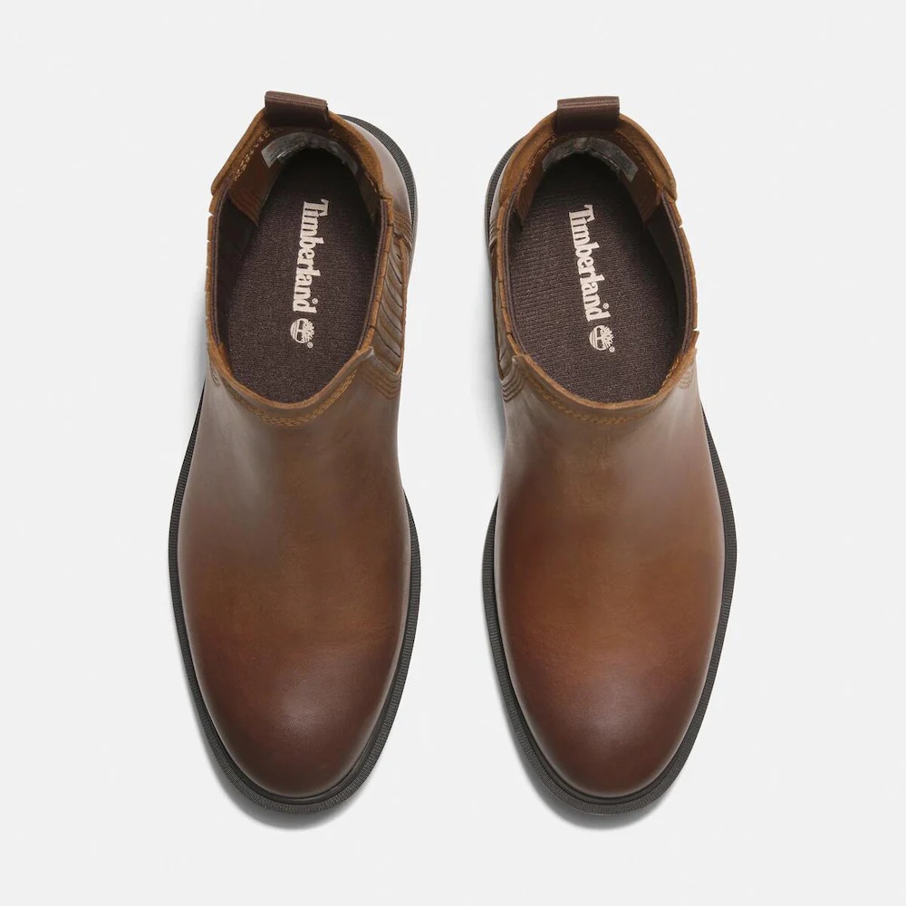 Ботинки женские Timberland Brimfield Mid Chelsea, коричневый — фото 4