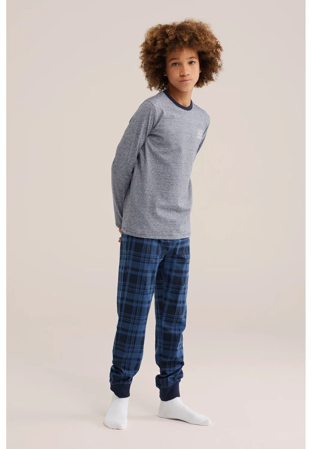 Комплект из 2 пижамных комплектов We Fashion, Dark Blue