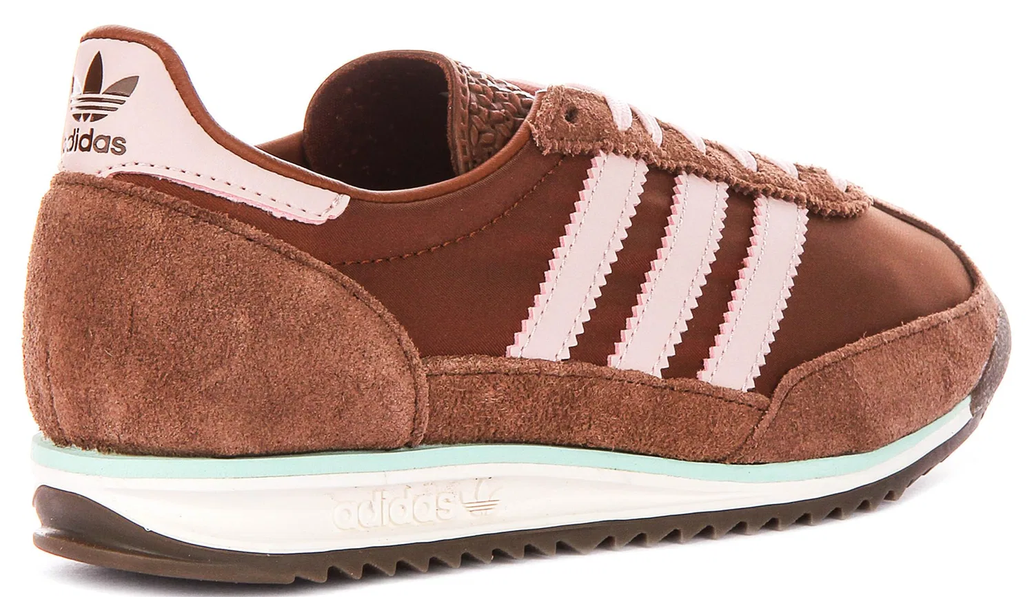 Детские кроссовки для мальчиков с полосками Sl72 Og Adidas Originals, Bronze Layer Cream White Black Core — фото 3
