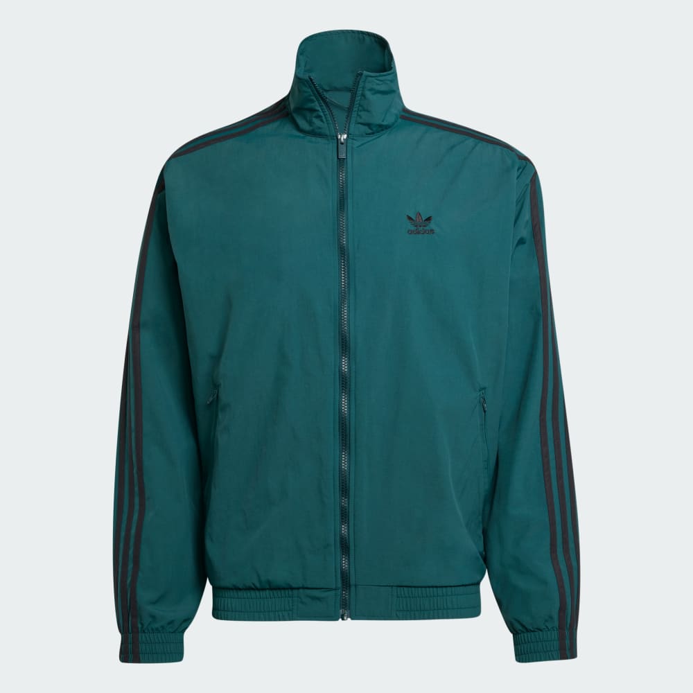 

Куртка Adidas Originals Adicolor Woven Firebird, темно-зеленый/черный