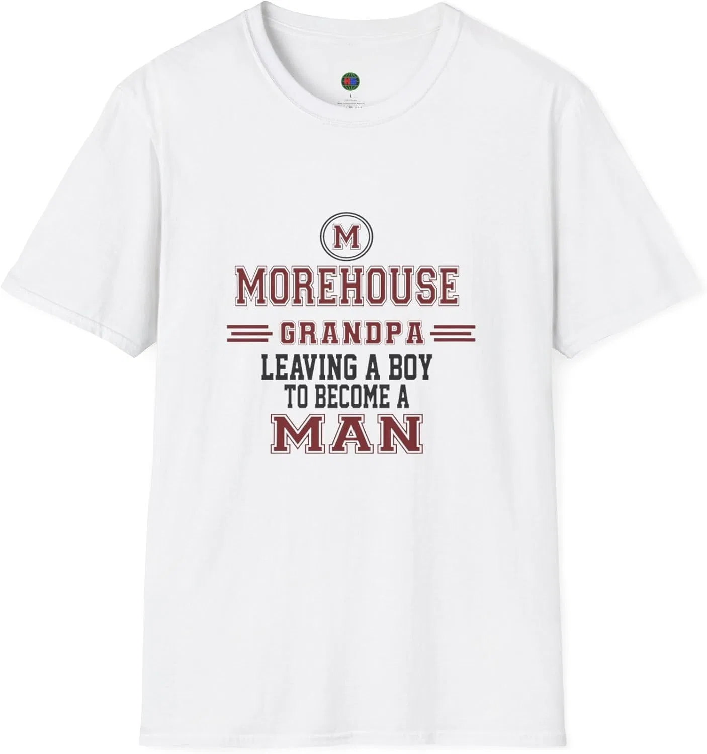 Футболка с принтом Morehouse Gildan 64000, White