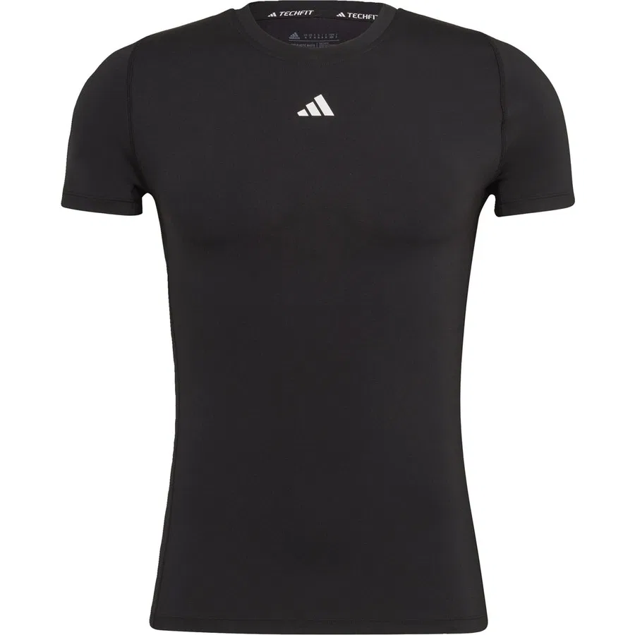 Футболка для фитнеса с технологией AEROREADY Techfit Training Tee adidas, Черный