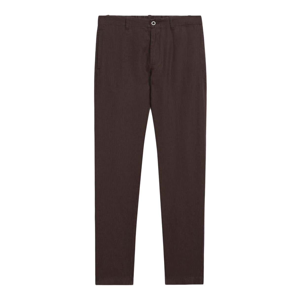 

Льняные брюки-джоггеры Massimo Dutti, коричневый