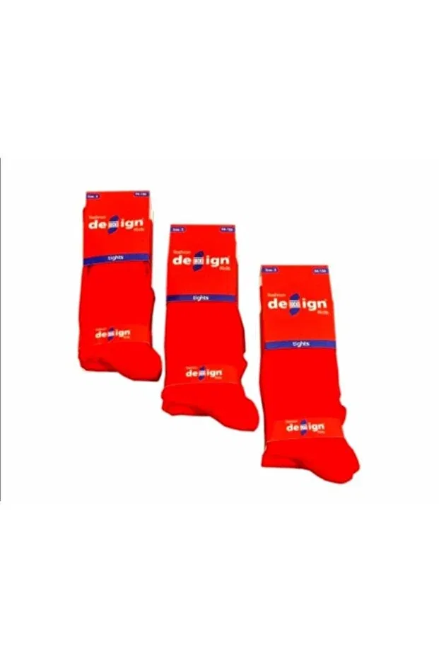 Детские колготки хлопковые Design baby cotton pantyhose red 0-12 months Design Socks, Red — фото 2
