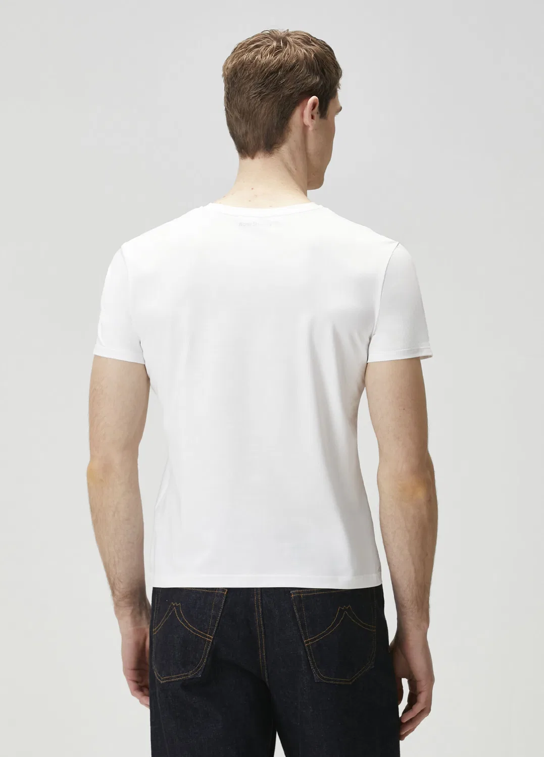 Футболка Regular Fit Acne Studios, white — фото 4