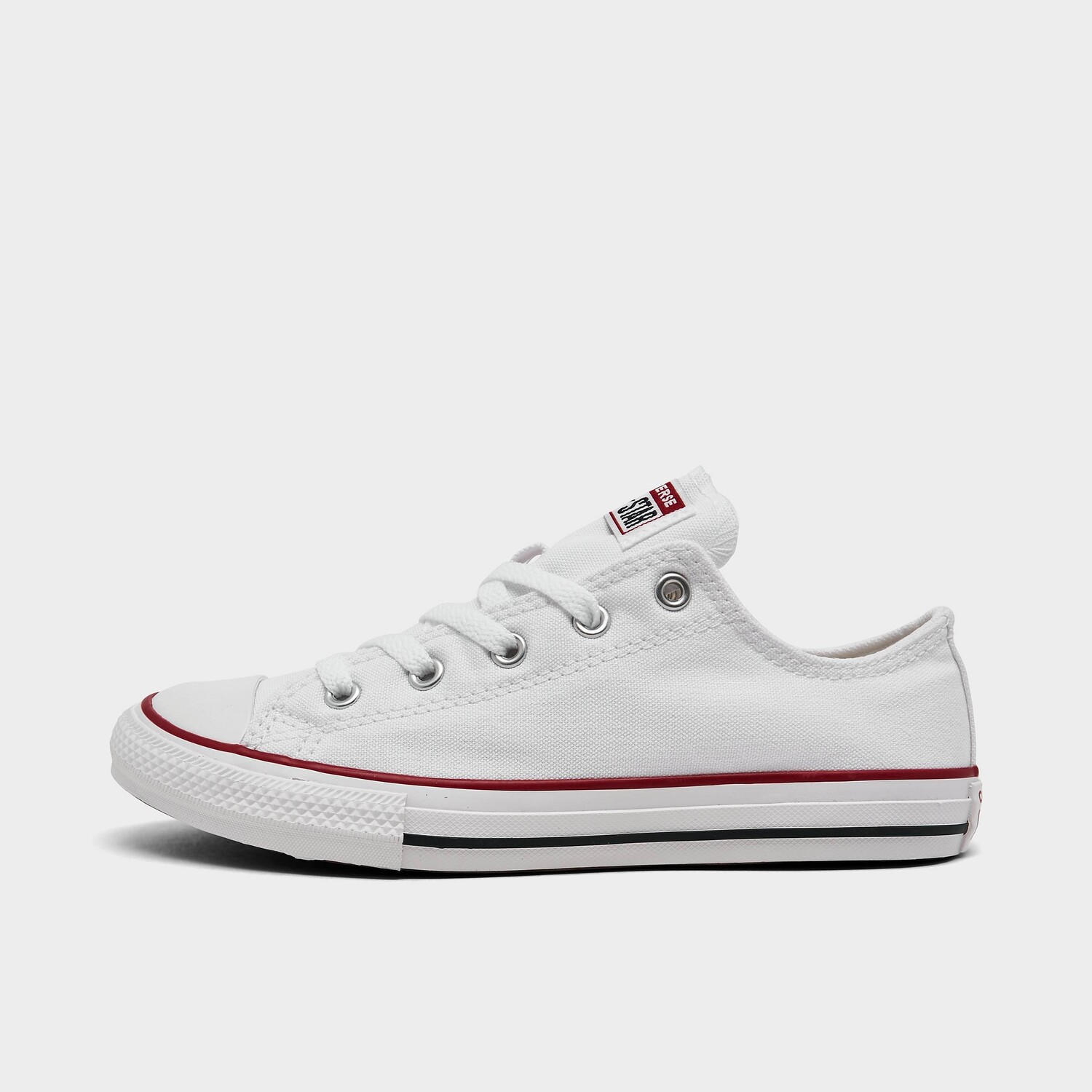 Детская повседневная обувь Converse Chuck Taylor All Star с низким берцем, белый — фото 2