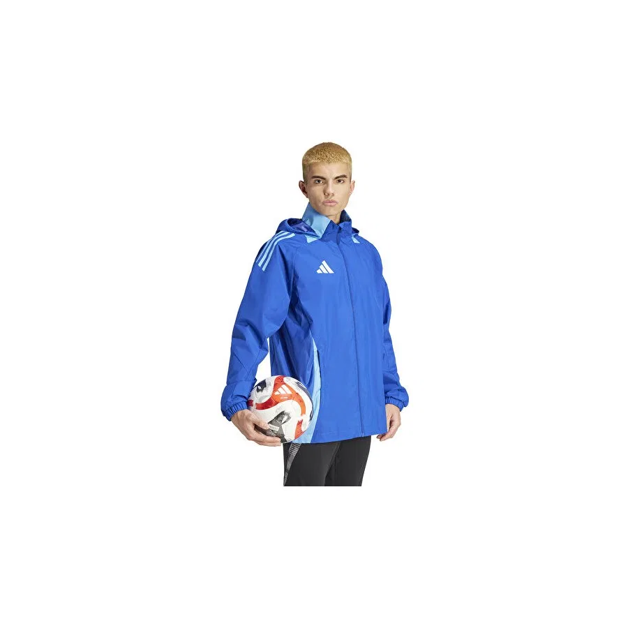Мужская куртка с капюшоном Tiro24 C Awjkt adidas, Синий — фото 3