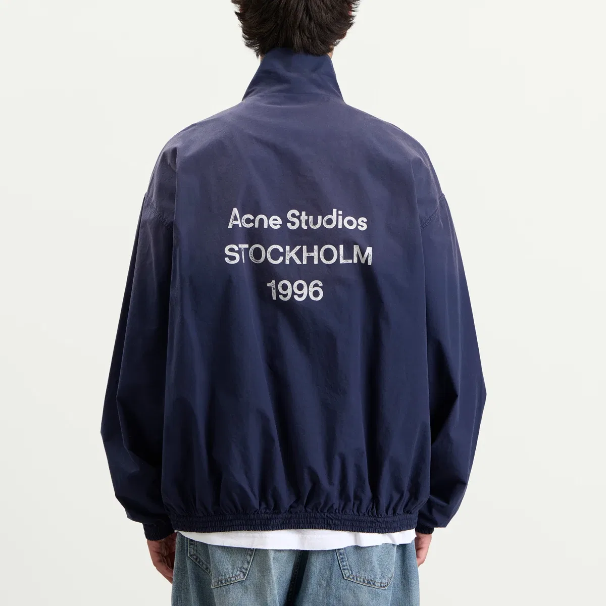 Куртка Olando Cotton Poplin Jacket Acne Studios, Navy — фото 3