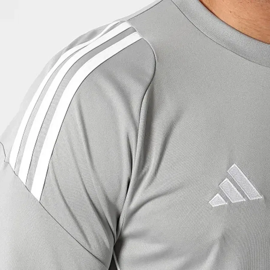 Мужская спортивная футболка Tiro24 adidas, Серый — фото 2