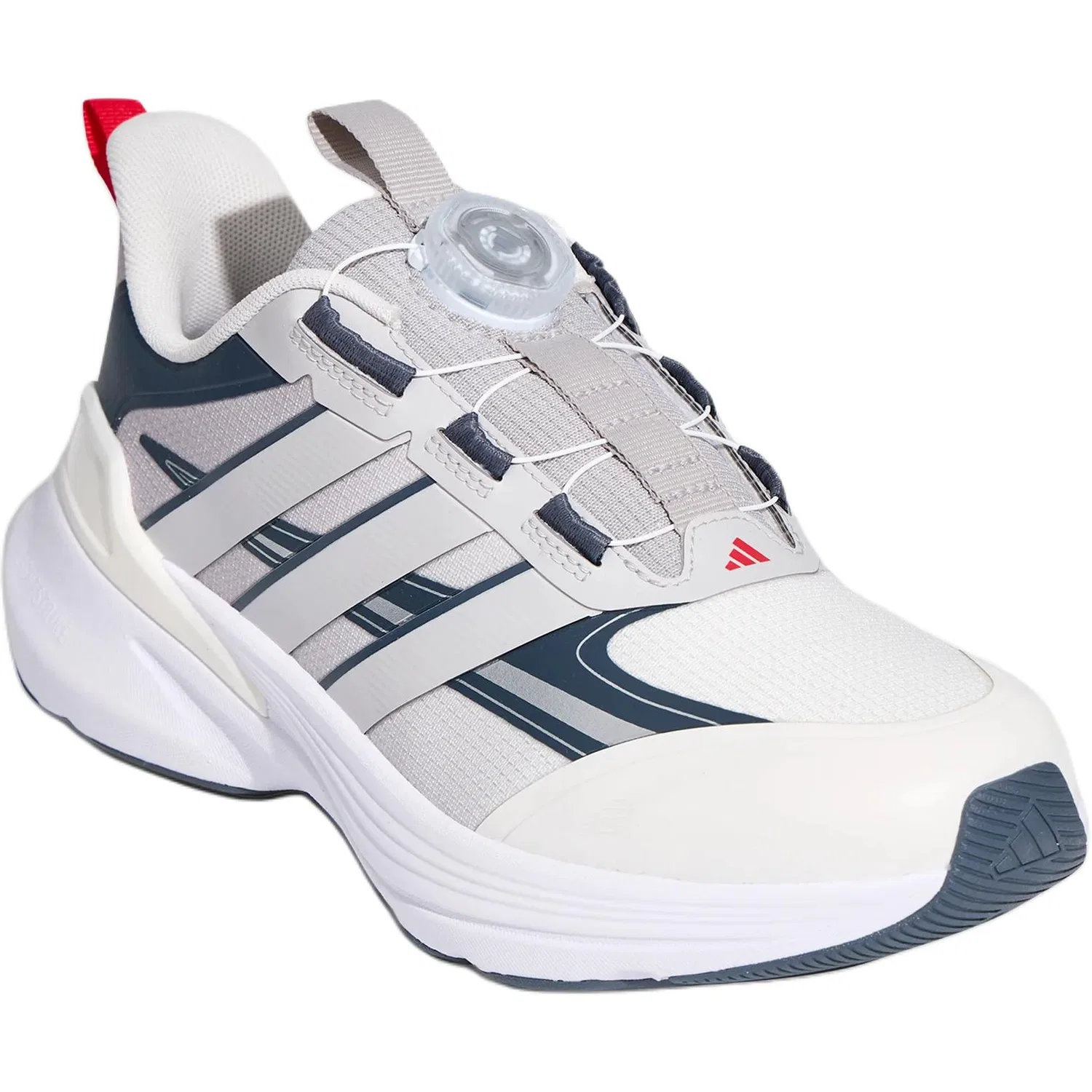 Детские кроссовки для бега легкие Adidas, Light Gray — фото 4