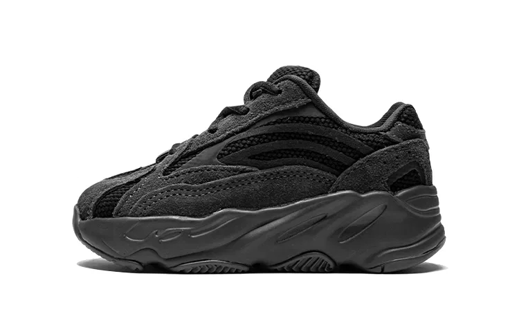 Детские кроссовки для малышей с принтом Yeezy Boost 700 V2 Vanta Adidas Originals, Черный