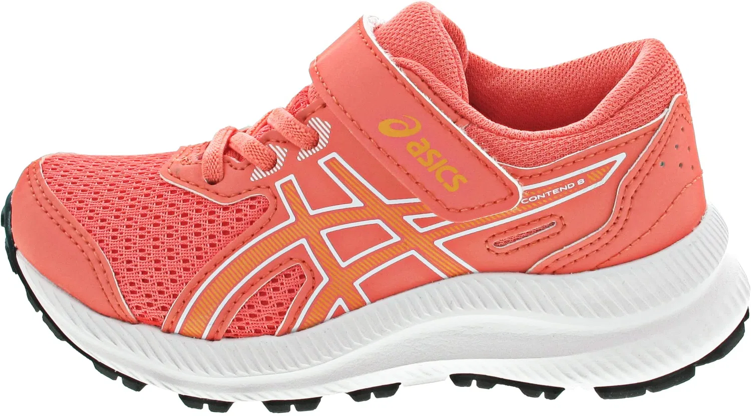 Детские кроссовки для мальчиков с липучкой Contend 8 Ps ASICS, Papaya Summer Dune