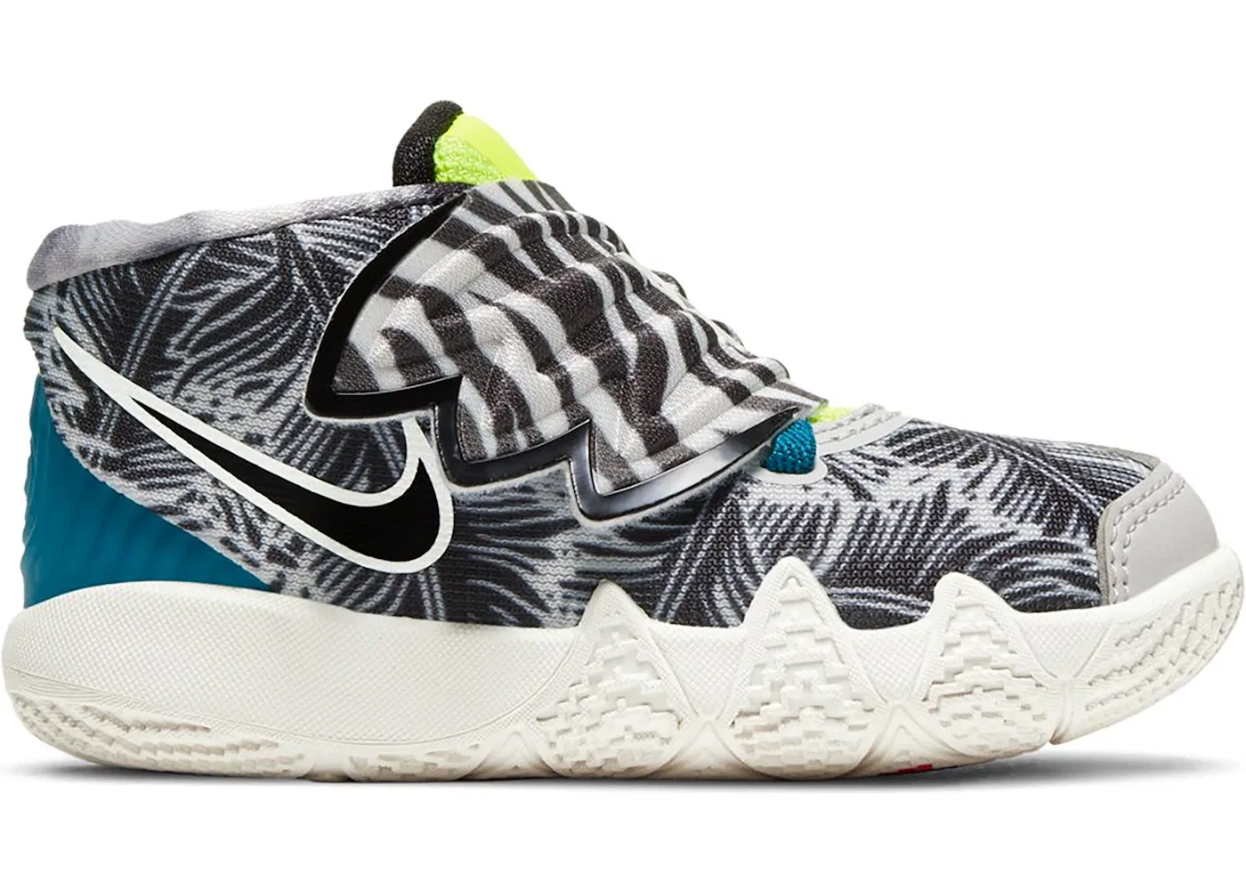 Детские кроссовки для мальчиков Nike Kybrid S2, Vast Grey/Sail-Volt-Black