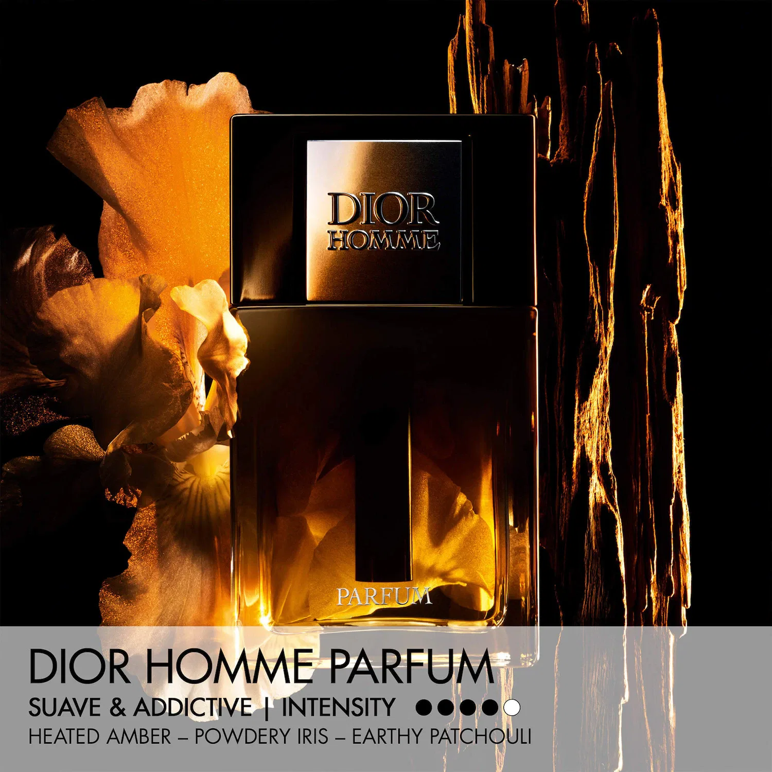 Духи,  Homme Parfum, с ирисом, амброй DIOR, пачули и ветивером, 124 мл — фото 2