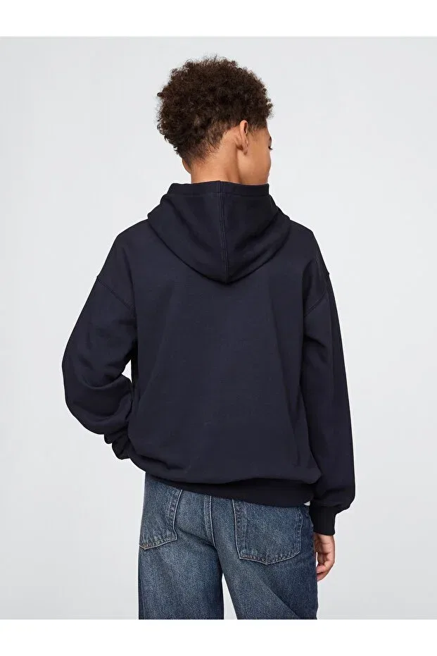 Детские свитшот для мальчиков с принтом Gap, Navy Blue-006 — фото 4