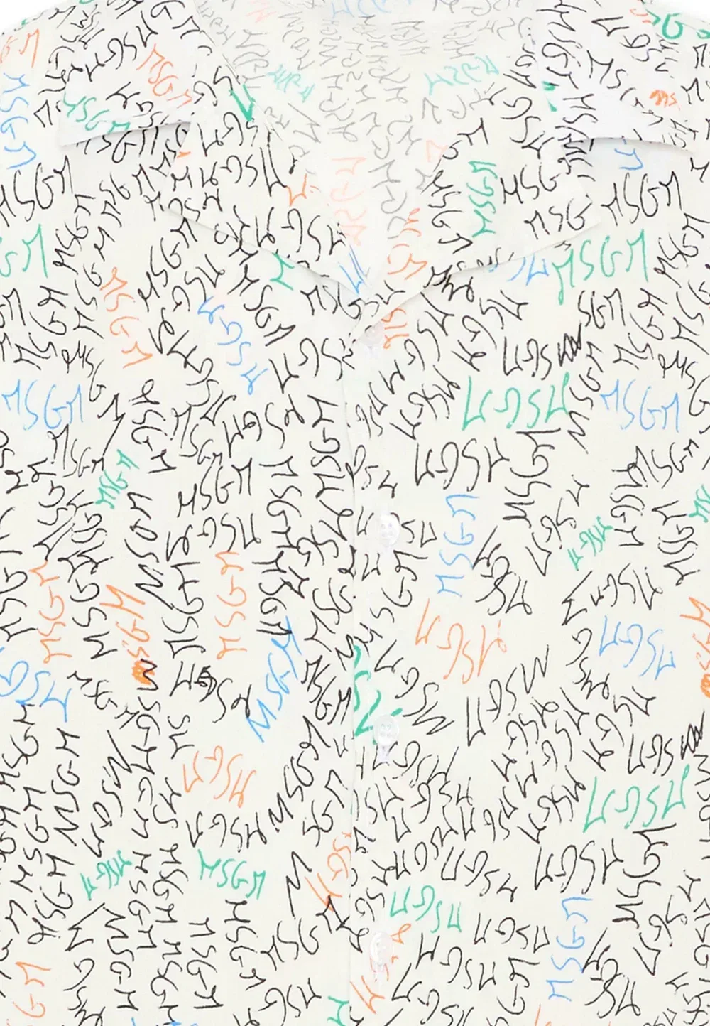Camicie - рубашка Msgm, White — фото 3