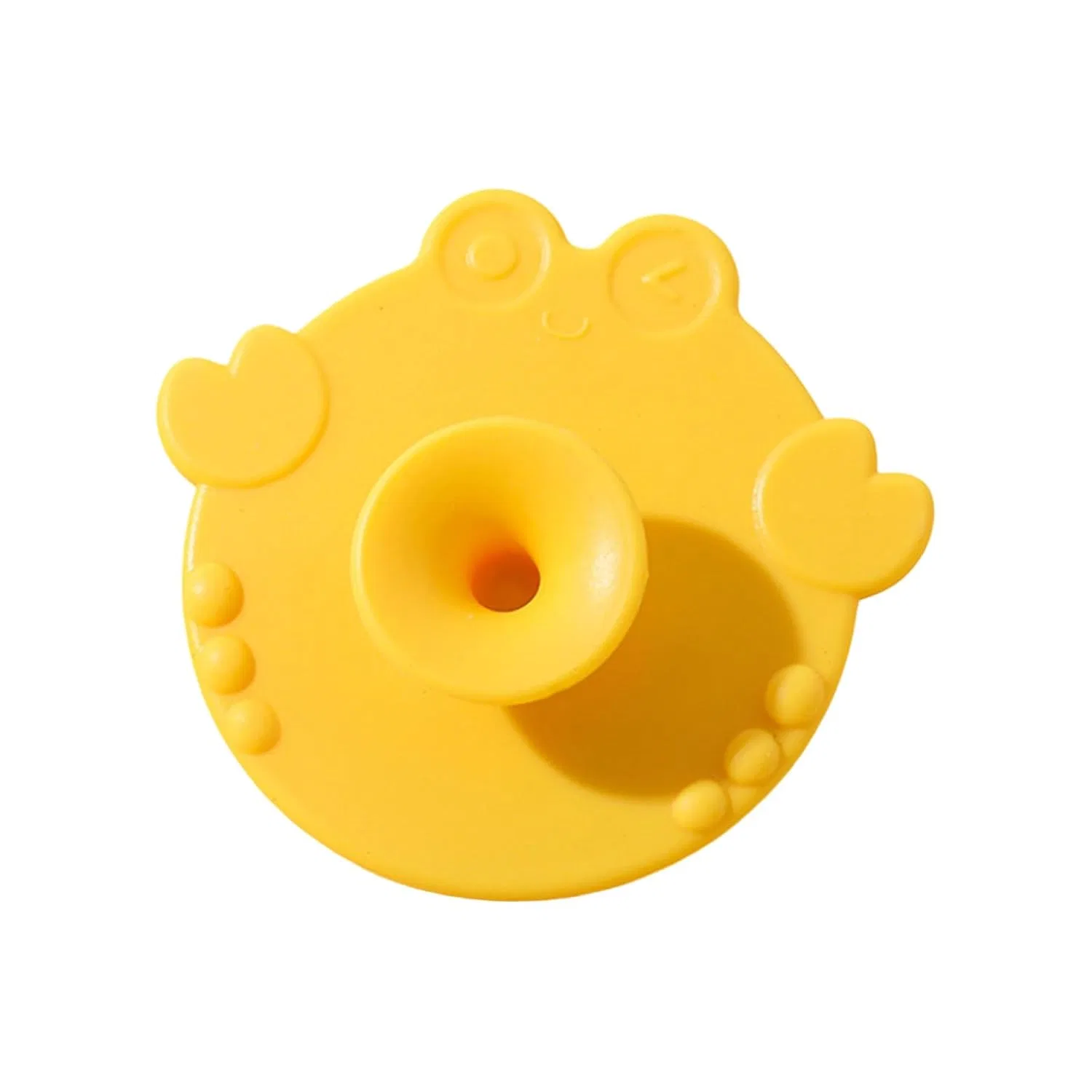 Щетка для купания из силикона, мультифункциональная, Tmboryuu, 6.5x6.5 см, Yellow