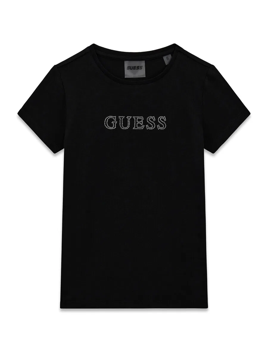 Футболка GUESS 'MINIME' черного цвета