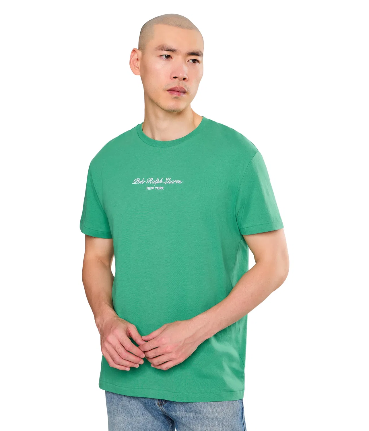 Классическая футболка с логотипом Polo Ralph Lauren, Raft Green