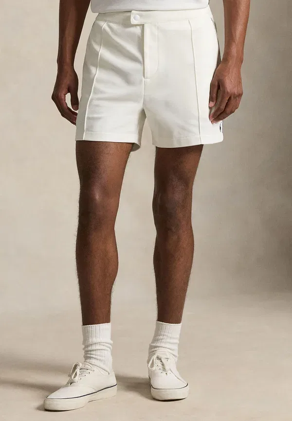 Шорты хлопок/полиэстер Wimbledon 4.5-inch classic fit short Polo Ralph Lauren Ceramic White, белый