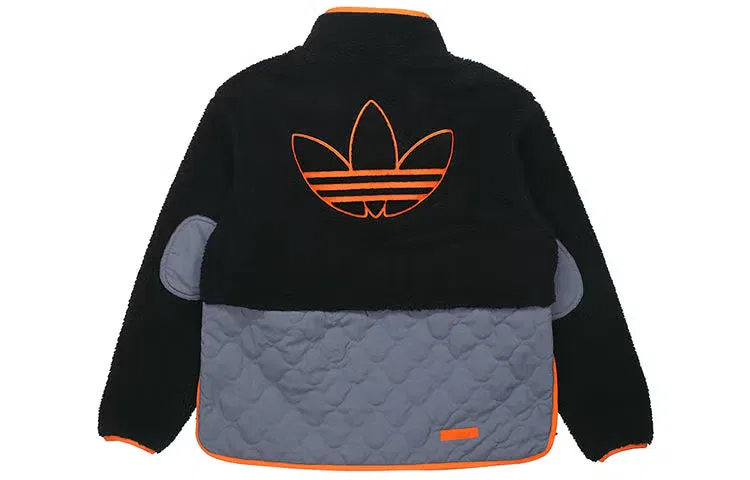 Куртка утепленная с овчиной Originals Big Trfl Adidas, черный