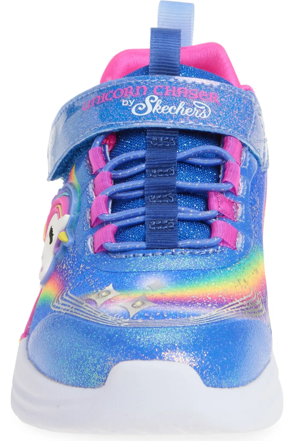 Детские кроссовки с радугой Unicorn Chaser SKECHERS, синий/разноцветный — фото 4