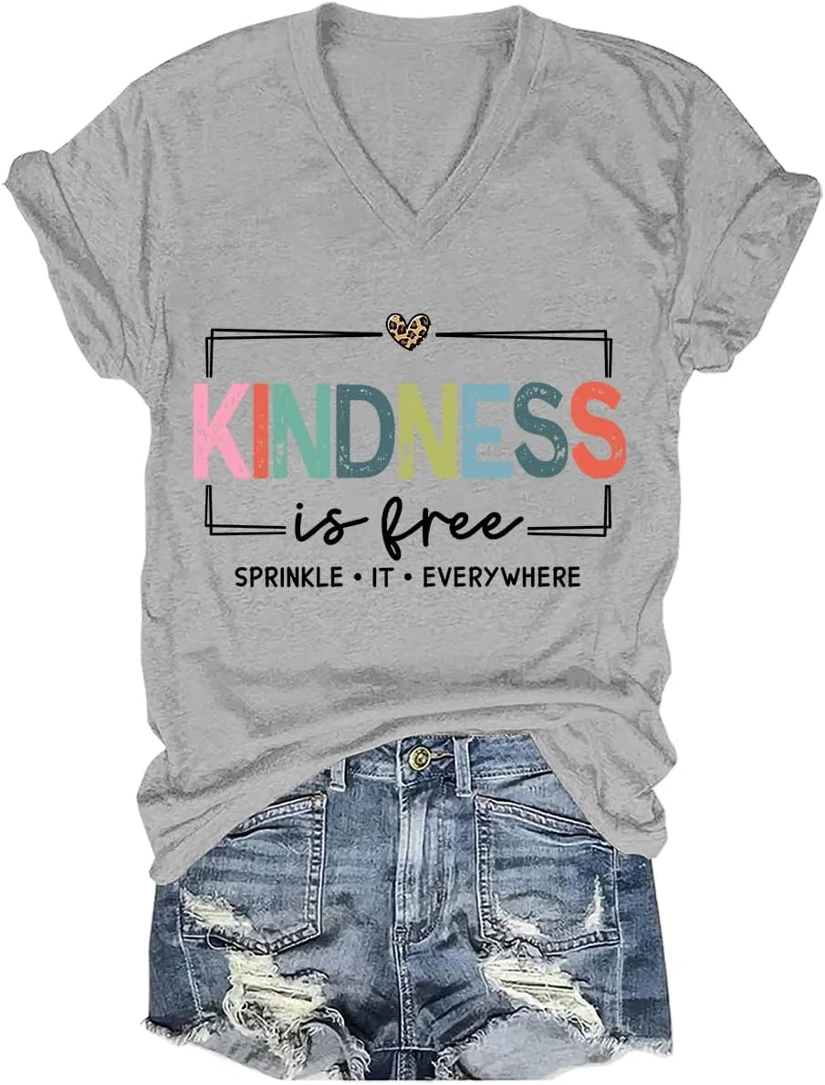Мужская футболка с принтом Kindness is Free, Creamy Yellow