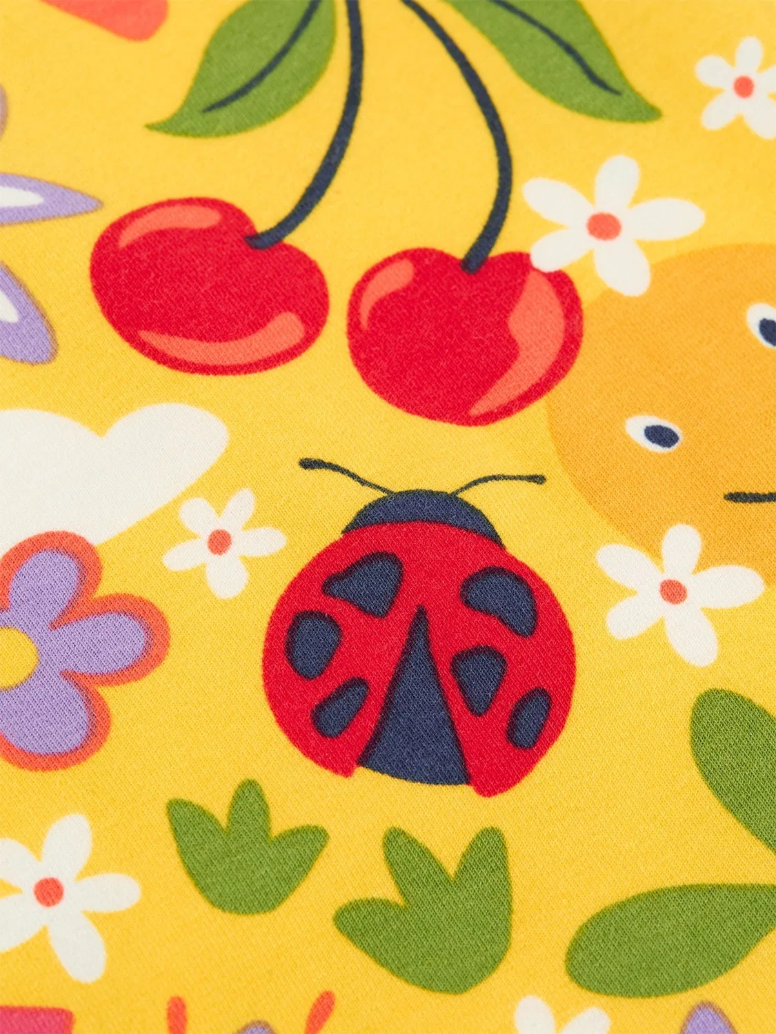 Штаны свободного кроя Frugi, желтые — фото 3
