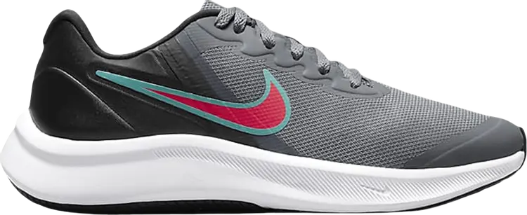 

Кроссовки Nike Star Runner 3 GS 'Smoke Grey Siren Red', серый