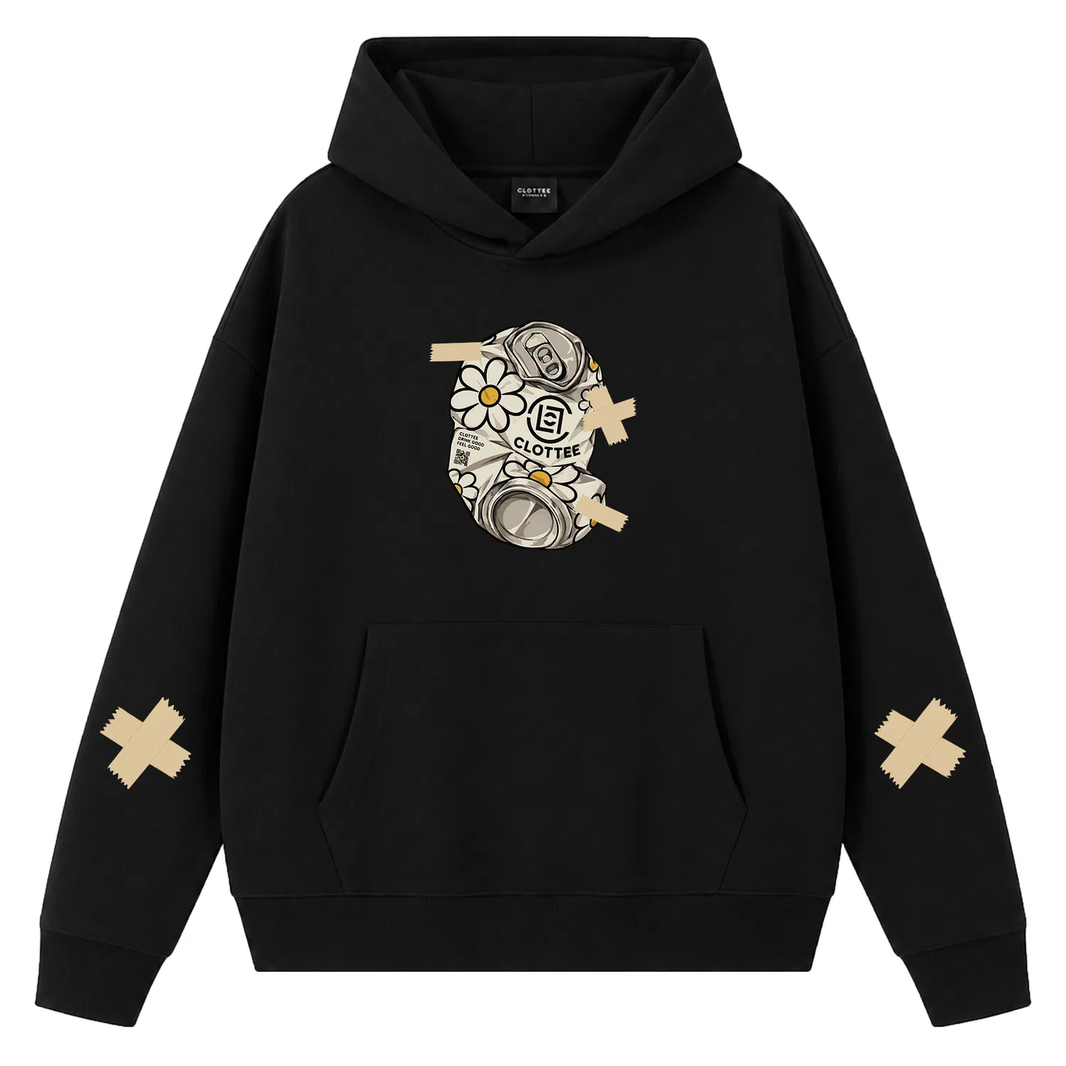 Детский свитшот с принтом CLOT X CLOTTEE, Heather Gray — фото 3