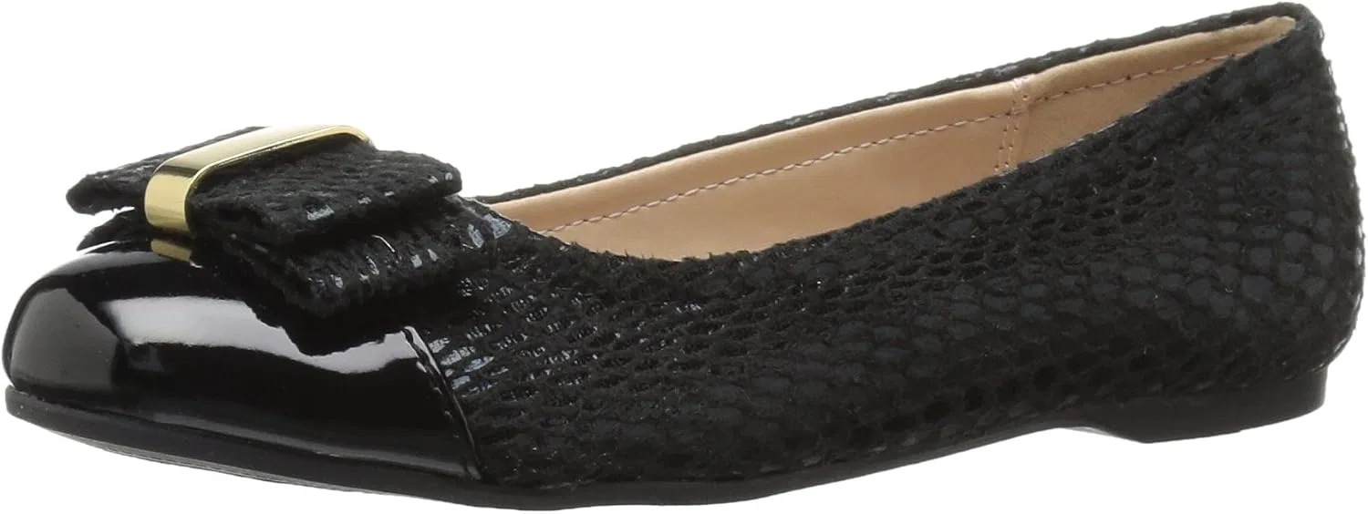 Детские балетки Portia Flat Jessica Simpson, Black Microsuede