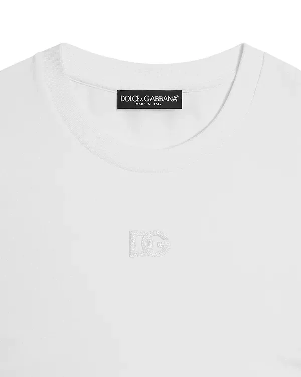 Женская футболка с вышивкой Dolce & Gabbana, белый — фото 3